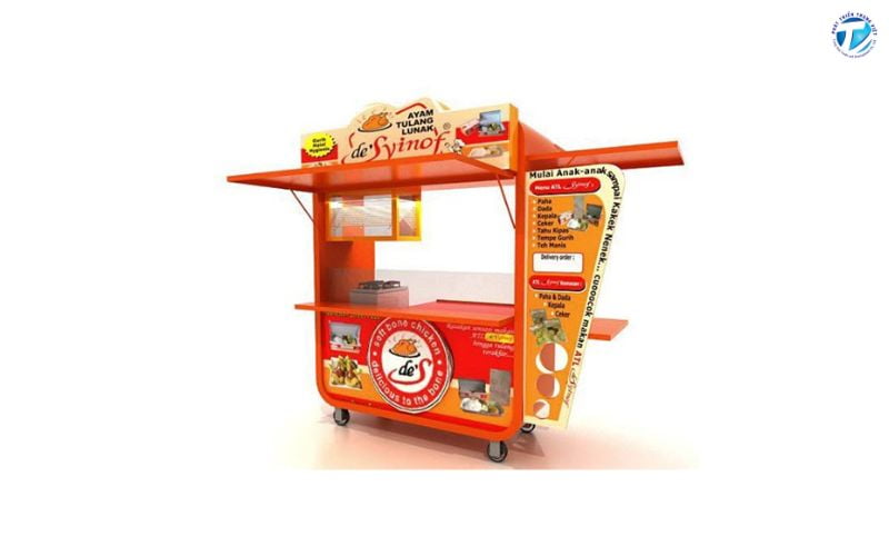 Booth bán hàng di động có tính linh hoạt cao